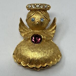 VINTAGE ANGEL ON MY SHOULDER BROOCH BY ULTRA USA